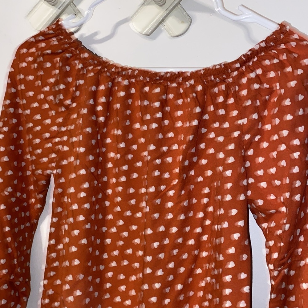 Women’s Hearts Print Top
